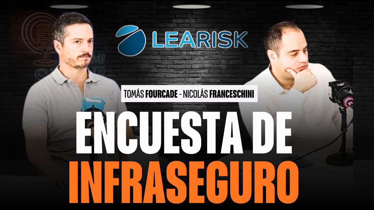 Los amigos de LEARISK emitieron su informe que muestra que la presencia del infraseguro en riesgos industriales mantiene un índice preocupante y de ello conversamos con el Ing. Tomás Fourcade y el Ing. Nicolás Franceschini.